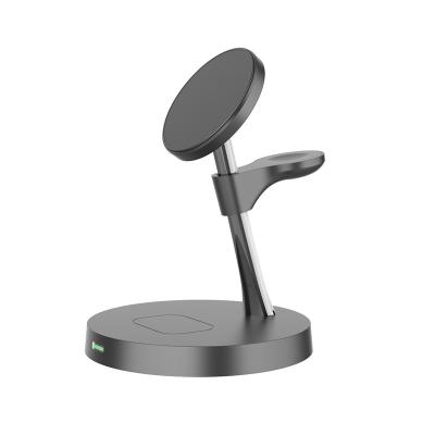 China High Frequency 4-In-1 Wireless Charging Station for Samsung Apple Fast Magnetic Charger à venda
