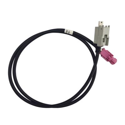 China Data Transfer HSD Cable Assembly Code H Connector To Mini B USB Plug For Car for sale