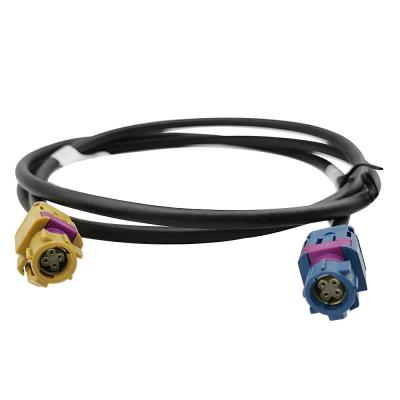 China Code C aan Vrouwelijke HSD LVDS Kabel 4 van K PIN For Automotive Extension Te koop