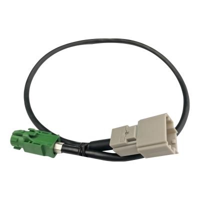 China Practical Car LVDS Screen Cable , 12 Pin To 4 Pin E Code Female HSD Extension Cable for sale