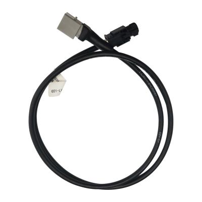 China Black Dashboard HSD Cable Assemblies , A Code 4 Pin HSD USB Interface Cable for sale