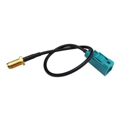 China RF Coaxial FAKRA Antenna Adapter SMA To Fakra Z Code Female Pigtail Cable for sale