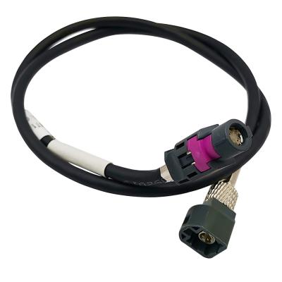 China GPS Bluetooth HSD Pigtail Coaxial Cable , 4 Pin LVDS FAKRA Coaxial Cable Assemblies for sale