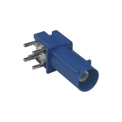 China C-Code-blauer Farbe-FAKRA PWB-Verbindungsstück PWB-Berg Rignt-Winkel-Stecker zu verkaufen