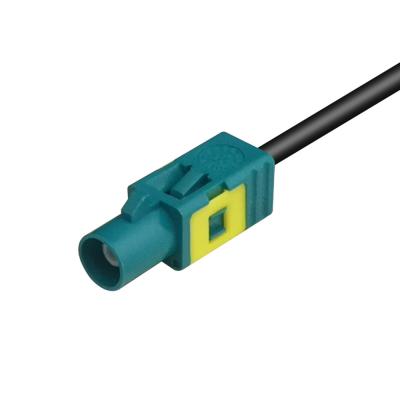 China FAKRA Cable Connector Z-Code WaterBlue Color For Driver Assistance Systems for sale