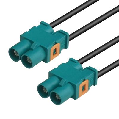 China Dual FAKRA Cable Connector Plug Solution For Enhanced Vehicle Communication for sale