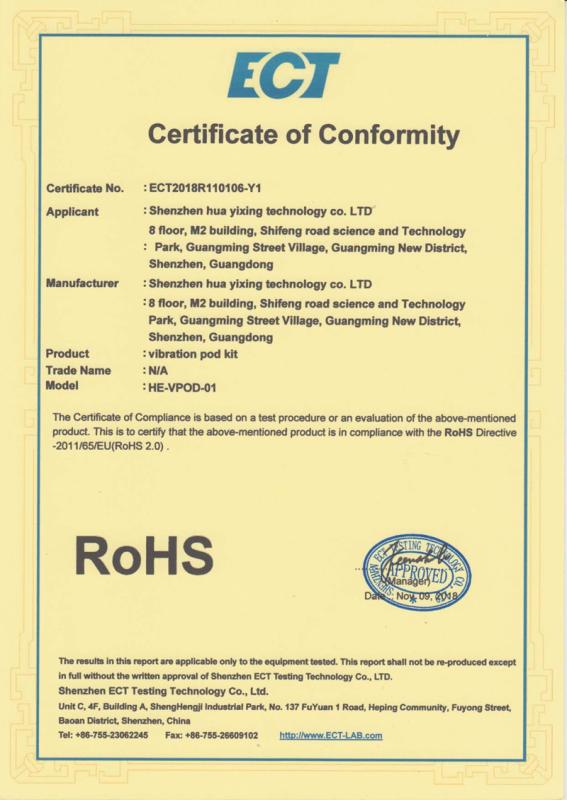 ROHS - Shenzhen Huayixing Technology Co., Ltd.