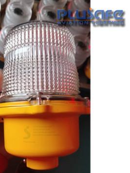 China Low Consumption 2W LED Red Flashing Obstacle Lights 32cd E27 Type For Masts for sale