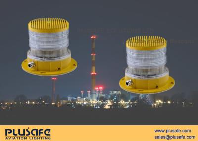 China 40 FPM Red Flashing Aviation Obstruction Beacon GPS Synchronized Flash For Chimney for sale