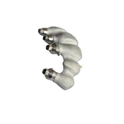 China CE  ISO FDA Implant Supported Dental Bridge CAD CAM Implant Bars for sale