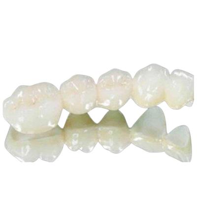 China Highly Biocompatible Dental Crown Bridge Zirconia All Ceramic Bridge Good Strength for sale