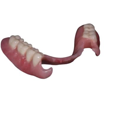 China Glossy Bonded Titanium Composite Dentures For Denture Dental Lab for sale