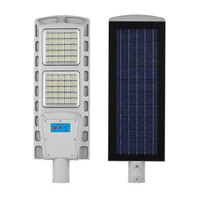 China 200w  led street light with solar panel integrated all in one led solar street light outdoor aluminum housing wall mount for sale