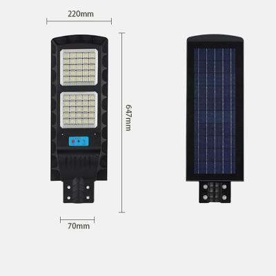 China waterproof IP65 outdoor use solar led street light ABS material  integrated all in one led solar system led light 200w for sale