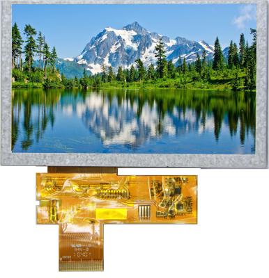 Κίνα Ενότητα επίδειξης χρώματος LCD 5,0 σημείων TFT ίντσας 800x480 με 450 ψείρες Backlight για το πλαίσιο φωτογραφιών προς πώληση