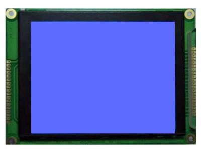 China El módulo gráfico 320x240 de la exhibición del LCD puntea modo negativo azul de STN con la retroiluminación LED blanca en venta