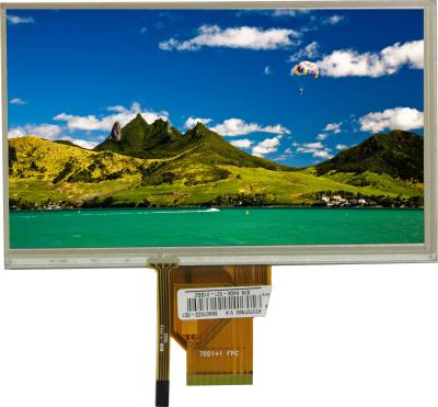 Cina Il RGB collega 50 a 7 pollici Pin Lcd Display 800x480 Dots With Resistive Touch Panel in vendita