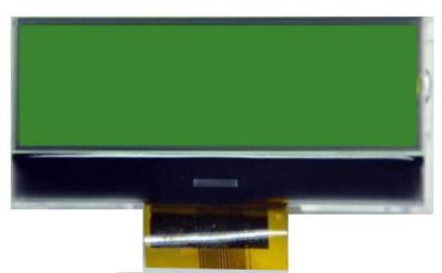 China Graphic LCD Display Module , 122x32 Dot-Matrix COG LCD Module ,STN Yellow-Green for sale