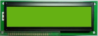 China 160 x 32 modo positivo verde-amarelo do módulo STN da exposição de Dots Graphic LCD à venda