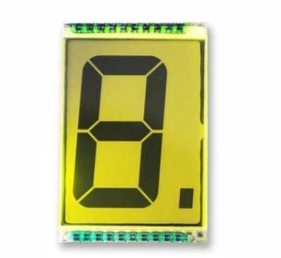 China Customized TN Yellow 7 Segment Led Display Module 1 Digit Common Cathode for sale