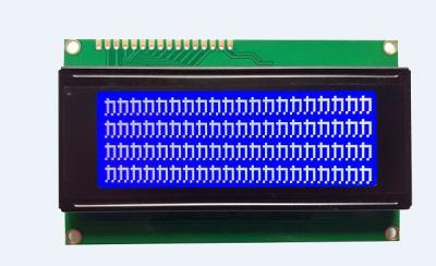 China 20 caráteres X 4 linhas negativo 2004 transmissivo azul do VA 76*26 milímetro LCD STN do módulo da exposição do LCD do caráter à venda
