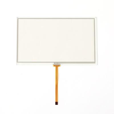 China 16:9 7 Inch 4 Wire Resistive Touch Panel Screen ITO Glass + ITO Film +FPC Structure for sale