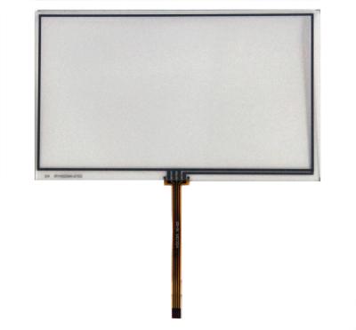 China 7 Inch 4 Wire Resistive Touch Panel Screen  ITO Glass + ITO Film +FPC Structure for sale