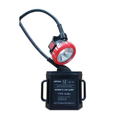 China Atex Approved LED Corded Underground Mining Safety Light Headlamp Cap Lamp Kl6ex for sale