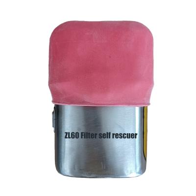China Hot Sale Zl60 Filter Self-Rescuer Respirator Underground Mining Use for sale