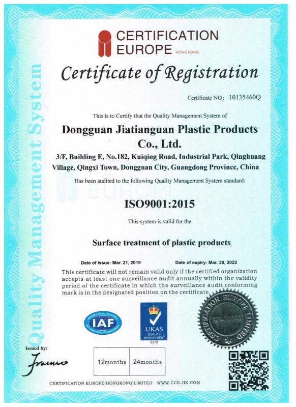 ISO/TS16949:2016 - Shenzhen JRL Technology Co., Ltd