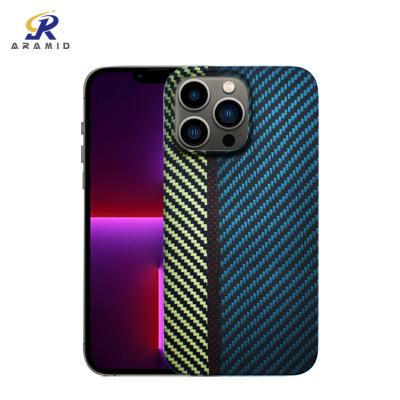 China Full Camera Protection Aramid Carbon Fiber Cell Phone Case For IPhone 14 for sale