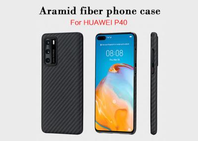 China 0.65mm Thickness Ultra Slim Aramid Fiber Case For Huawei P40 for sale