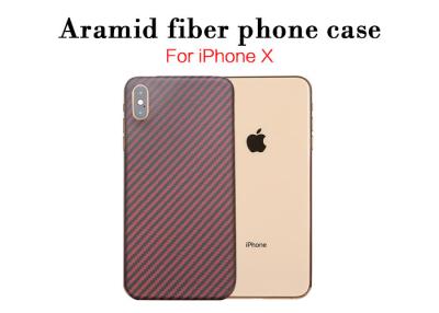 China Lens Protection Ultra Slim Aramid Fiber Phone Case For iPhone X for sale