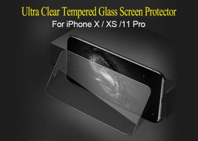China Dustproof 2.5D Tempered Glass Screen Protector For IPhone X XS 11 Pro for sale