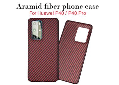 China Caja impresa logotipo ultra fino de Huawei de la fibra de Aramid para Huawei P40 en venta