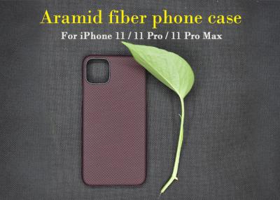 Cina Con il caso di iPhone della fibra di Ring Design  Or Aramid per pro massimo dell'iPhone 11 in vendita
