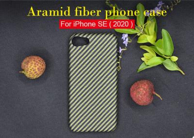 China Extremely Lightweight Design Aramid Fiber Phone Case For iPhone SE for sale