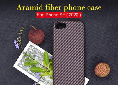 China Adelgace y caja del teléfono de la fibra de Aramid del elegante diseño para el SE del iPhone en venta