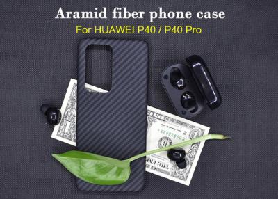 China Anti Fingerprint Black Aramid Fiber Huawei Case For Huawei P40 for sale