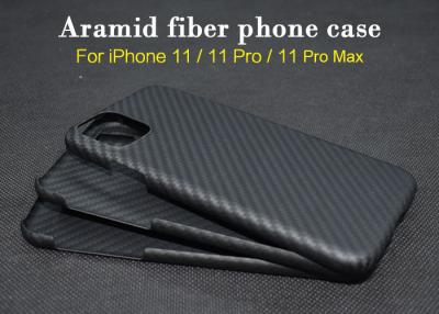中国 黒い軍の物質的なAramidのiPhone 11の保護場合 販売のため