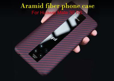 China Huawei Mate 30 RS Matte Finish Red Aramid Fiber Phone Case for sale