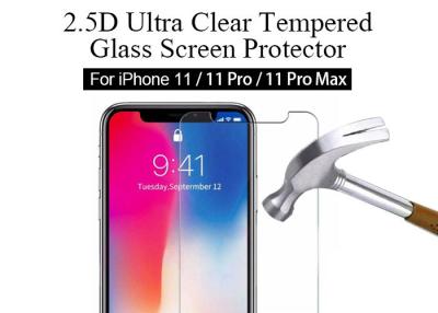 China 0.33m m AGC ultra claro moderaron el protector de cristal de la pantalla para el iPhone 11 en venta
