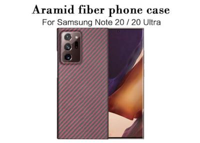 China Exemplo de Matte Surface Aramid Fiber Phone para a caixa do carbono do Samsung Note 20 à venda
