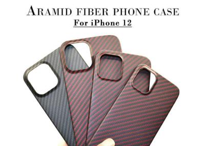 China Eco Friendly Ultra Light Carbon Aramid Fiber Phone Case For iPhone 12 for sale