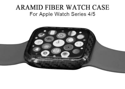 China Caja de reloj brillante de Apple de la fibra de carbono de Antifingerprint en venta