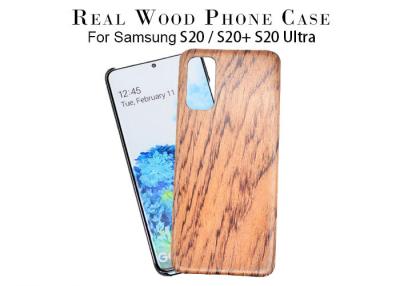 Chine 4 couleurs Samsung S20 ont gravé la caisse de téléphone de bois de rose à vendre