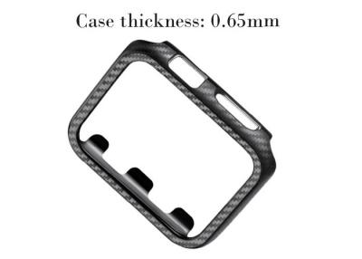 China Scratchproof Carbon Aramid Fiber  Cover For Apple Watch Series for sale