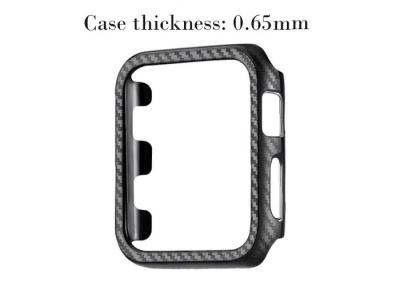 China Shock Resistant Apple Watch Series 4 44mm Case Carbon Fibre Material for sale