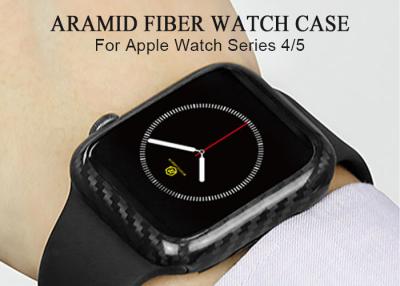 China Caja de reloj aeroespacial de la fibra de Aramid del grado para el reloj de Apple en venta