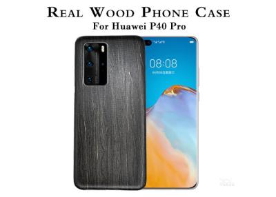 China Shockproof Engraved Wooden Phone Case For Huawei P40 Pro for sale